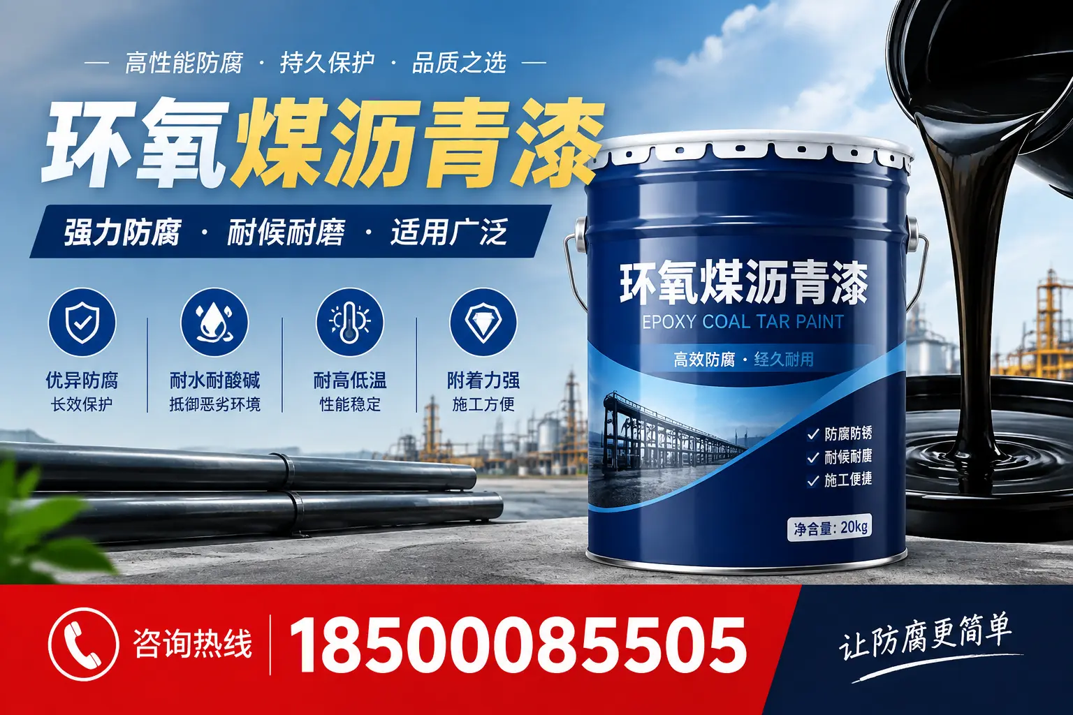 环氧煤沥青漆在不同气候条件下的表现分析，安顺适用性